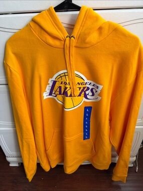 Fanatics Los Angeles Lakers Gold Pullover Hoodie